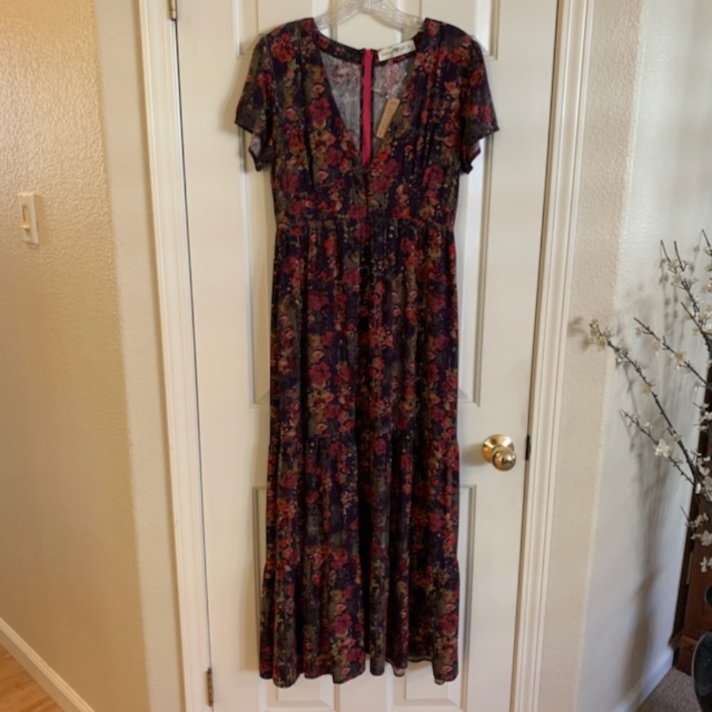 Evangeline Maxi Dress by Natural Life Size S NWT